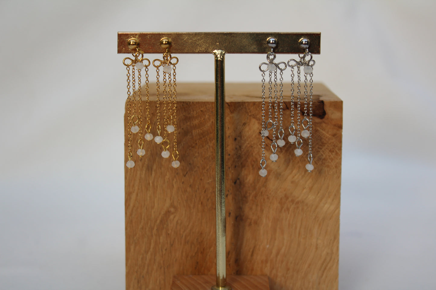 BOUCLES D'OREILLES FIESTA / blanc