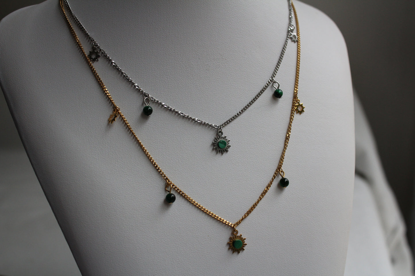 COLLIER EMILIE / Malachite