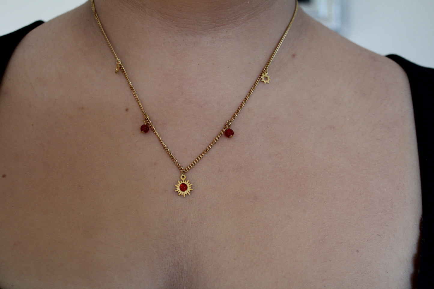 COLLIER EMILIE / Cornaline