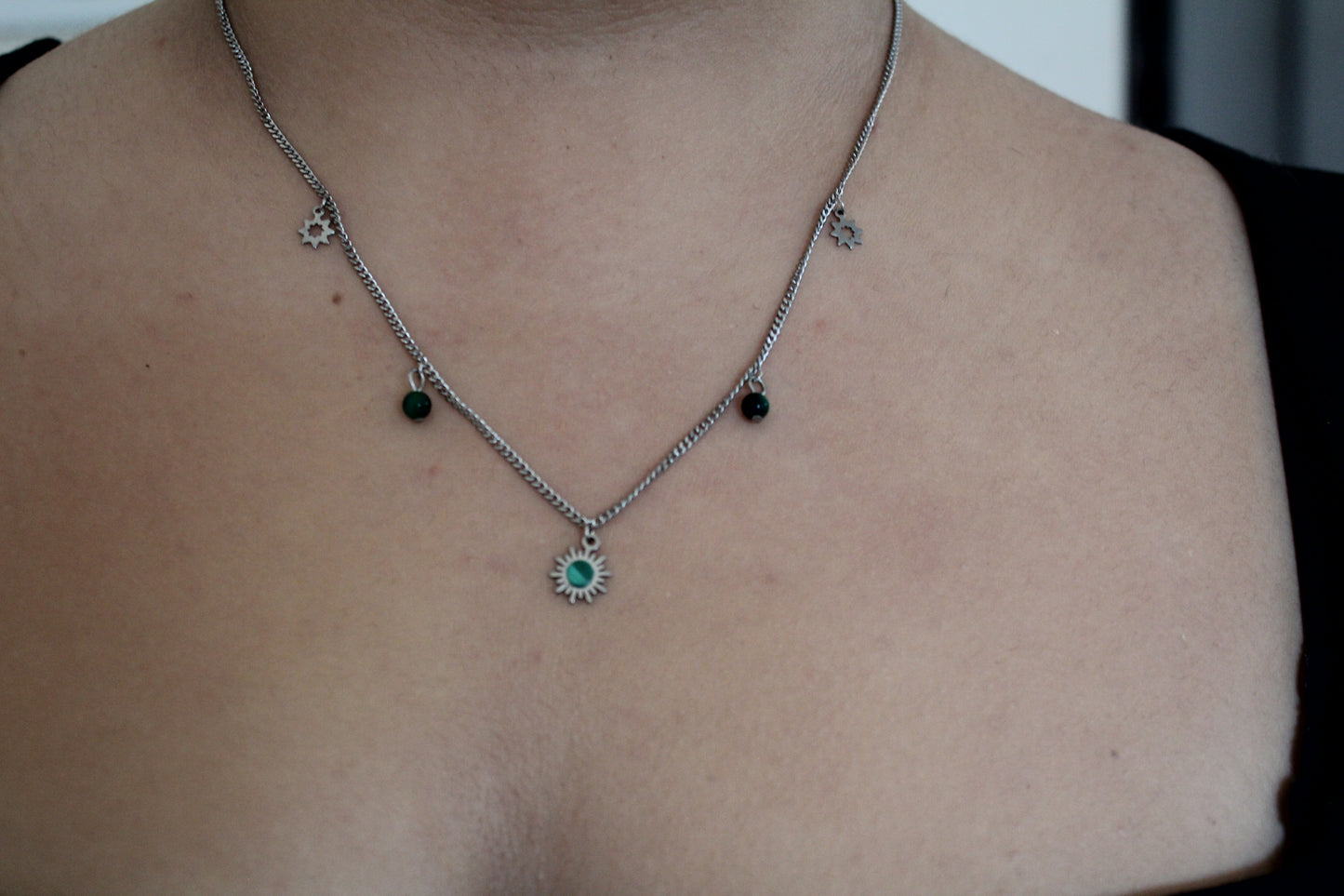 COLLIER EMILIE / Malachite