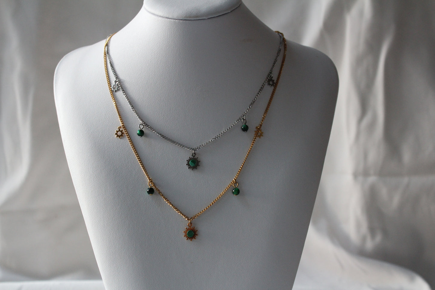 COLLIER EMILIE / Malachite