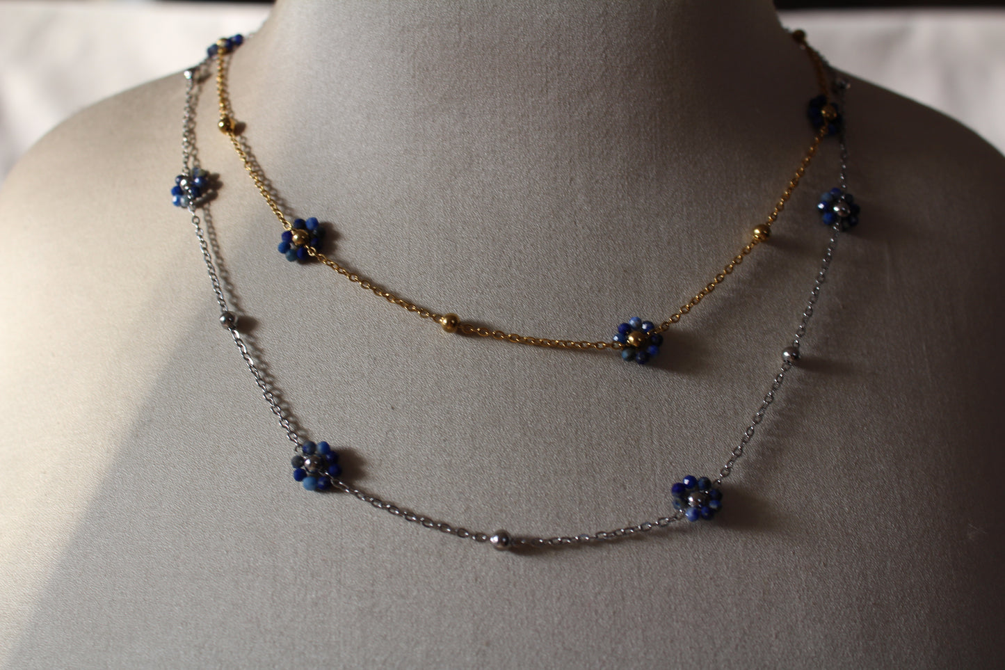 COLLIER FLOWER / Lapis Lazuli