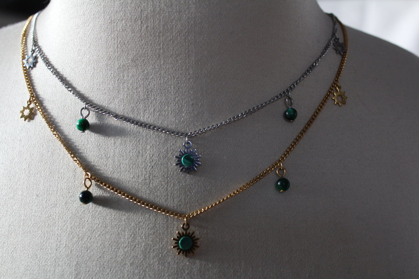 COLLIER EMILIE / Malachite