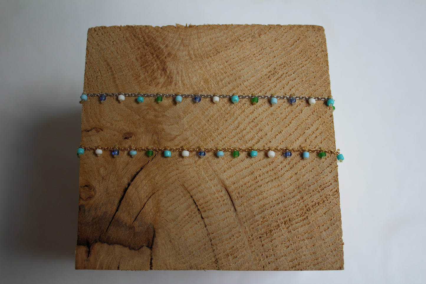 BRACELET SUMMER / bleu, turquoise et vert