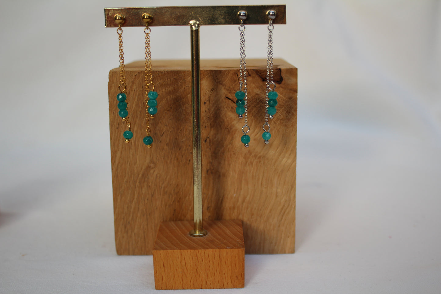 BOUCLES D'OREILLES NORA / turquoise