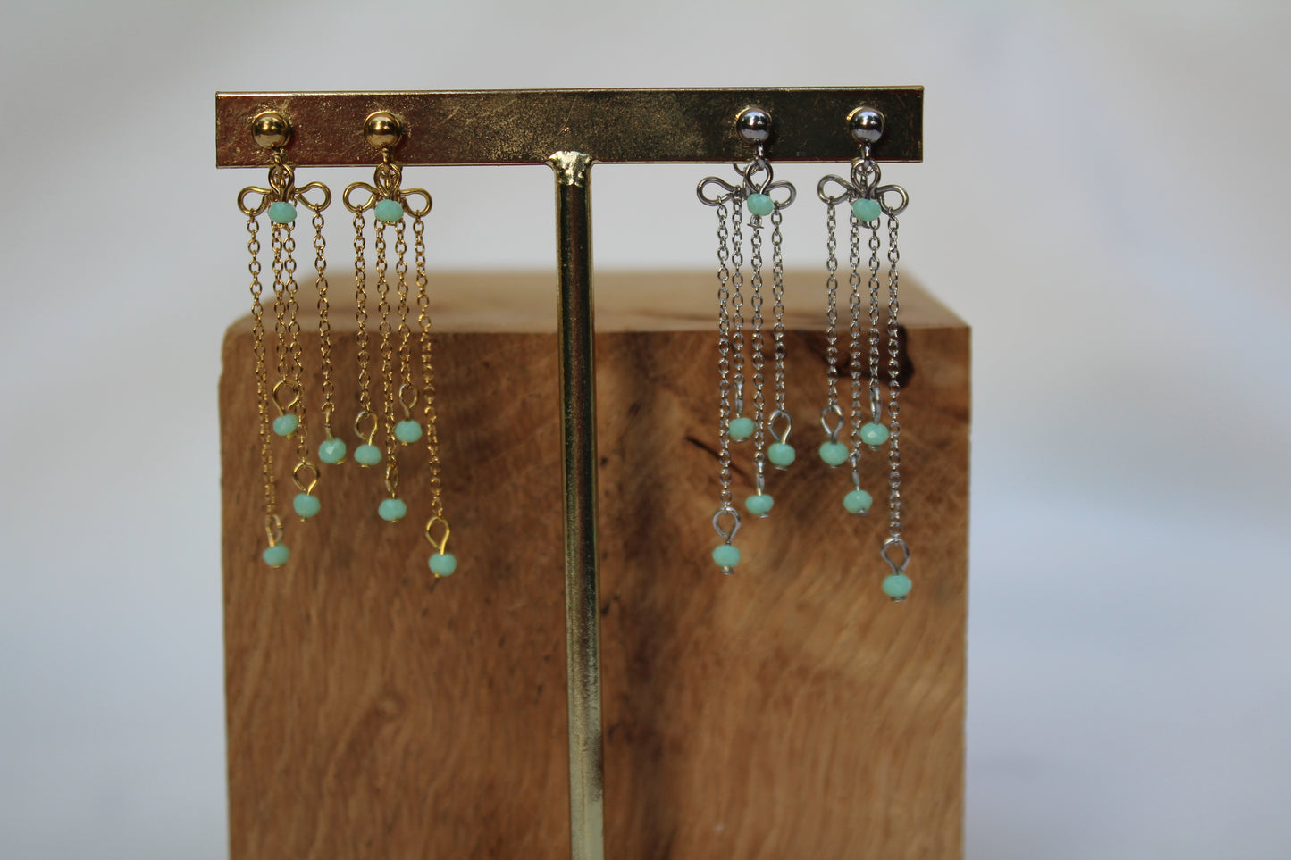 BOUCLES D'OREILLES FIESTA / turquoise