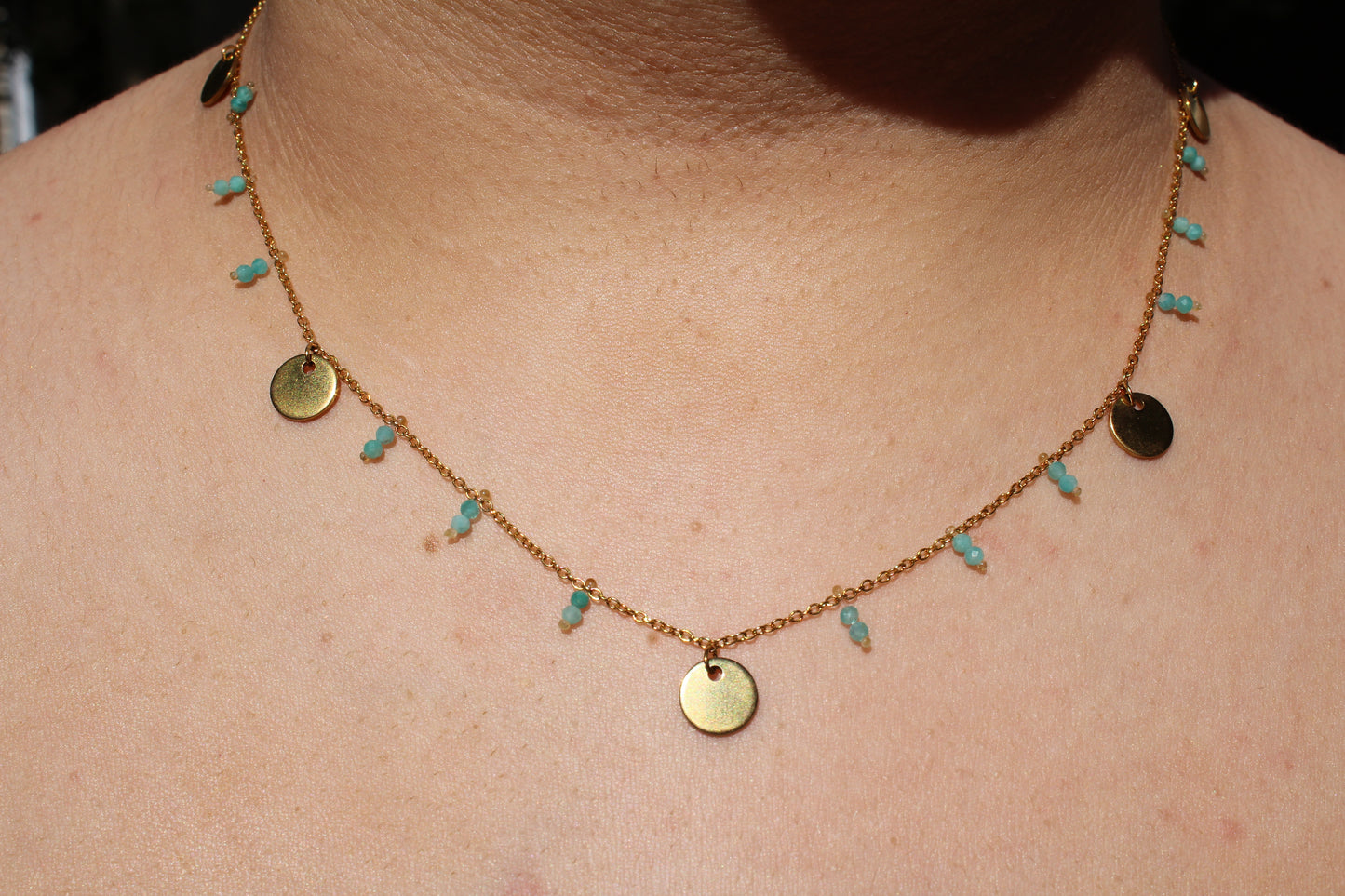 COLLIER JEANNE / turquoise