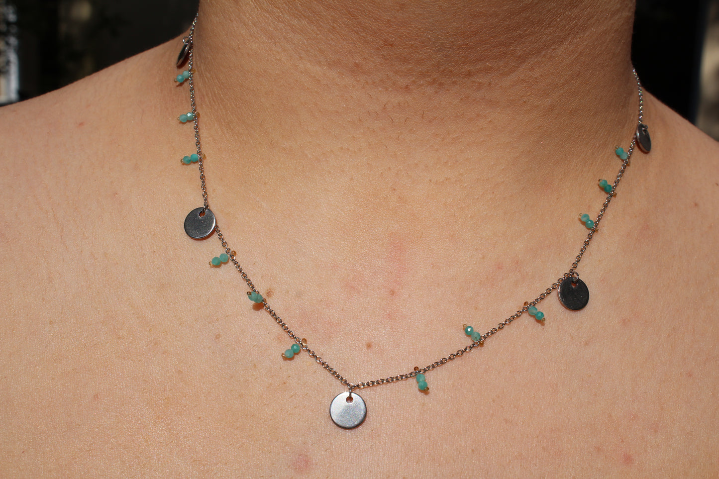 COLLIER JEANNE / turquoise