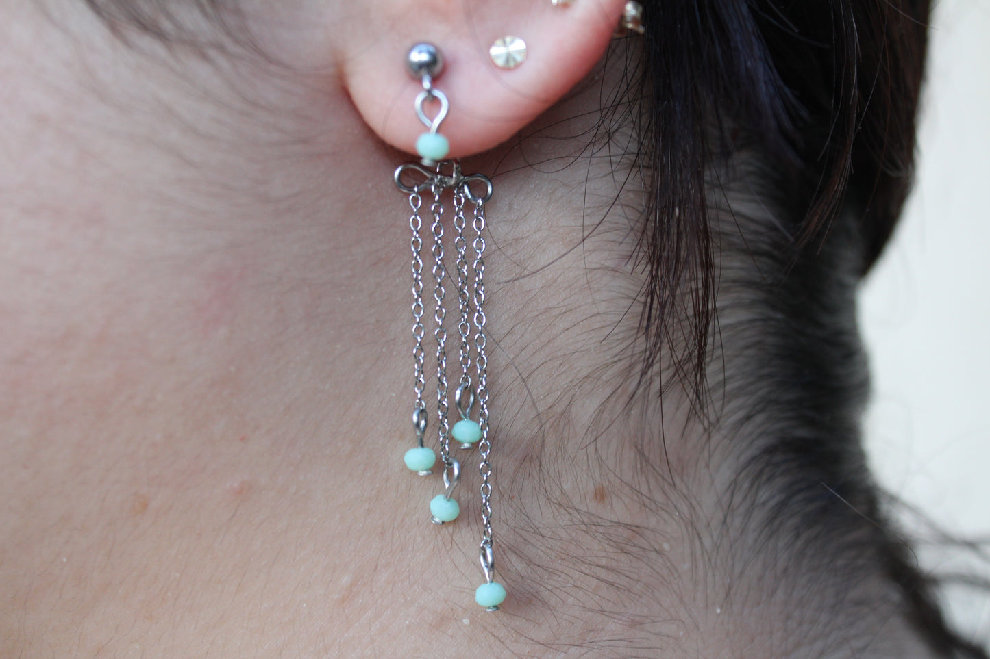 BOUCLES D'OREILLES FIESTA / turquoise